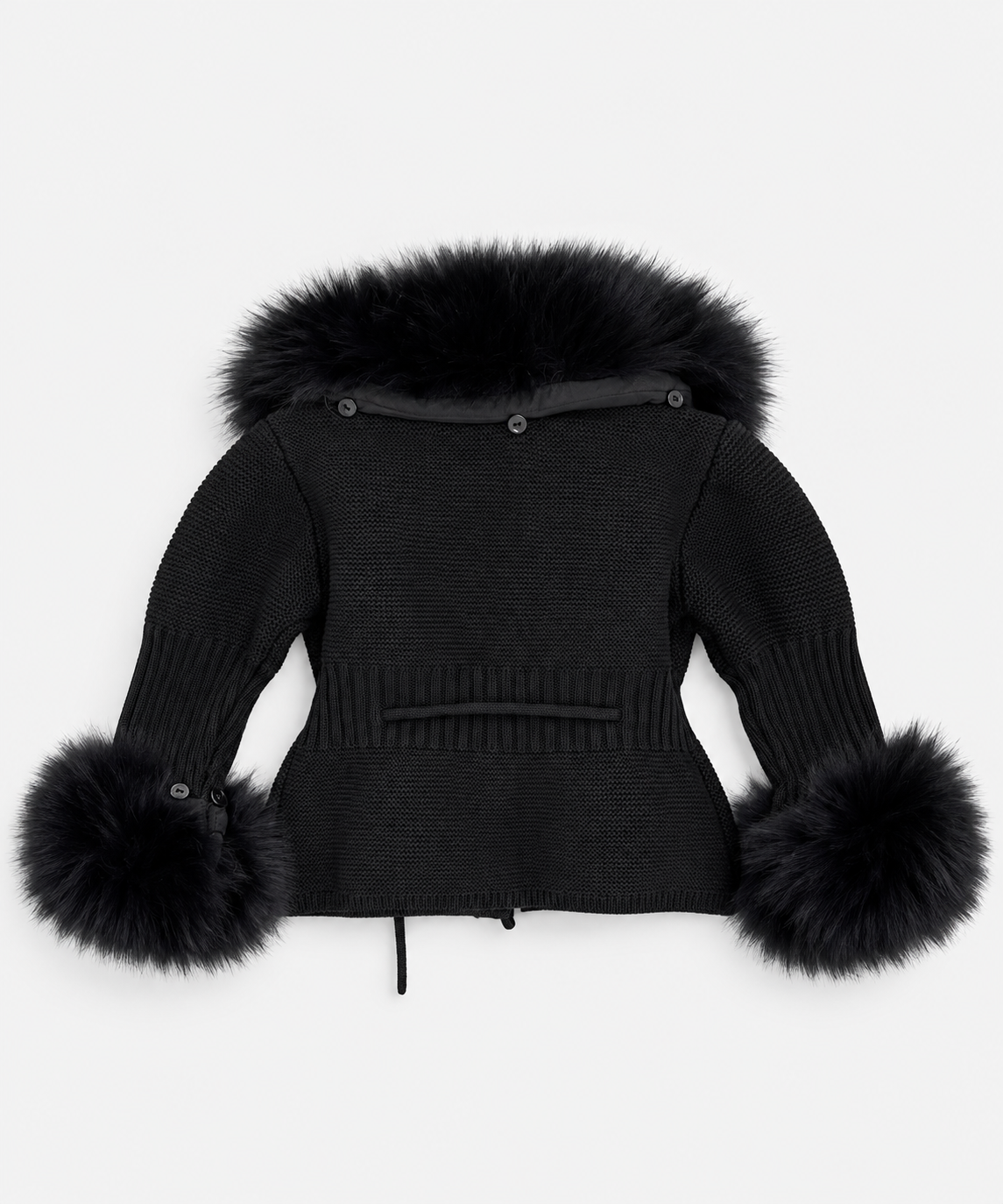 Kimya Fur Cardigan