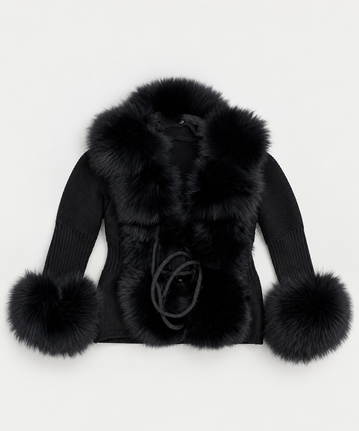 Kimya Fur Cardigan